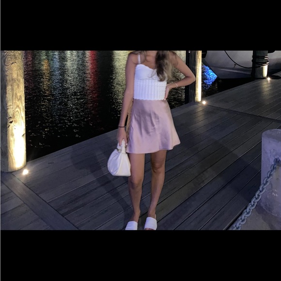 Black and Pink Dynamite satin skirts, both in XXS. - Picture 6 of 8